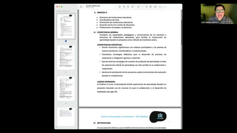 Curso ABP: Aprendizaje Efectivo Mediante Proyectos