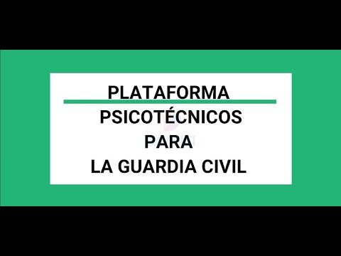 Curso psicot&eacute;cnicos Guardia Civil: Preparaci&oacute;n eficaz y exitosa