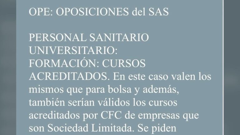 Guía para la creación de títulos baremables en SAS