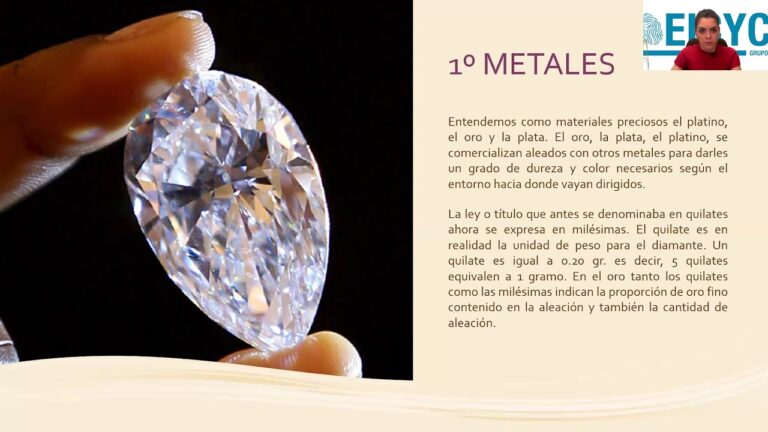 Curso experto en tasaciones de joyas