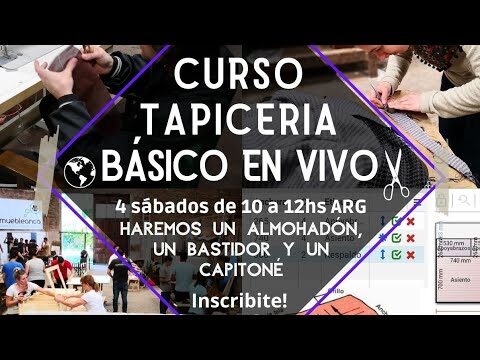 Cursos de tapicer&iacute;a presencial: Aprende el arte de la tapicer&iacute;a en persona