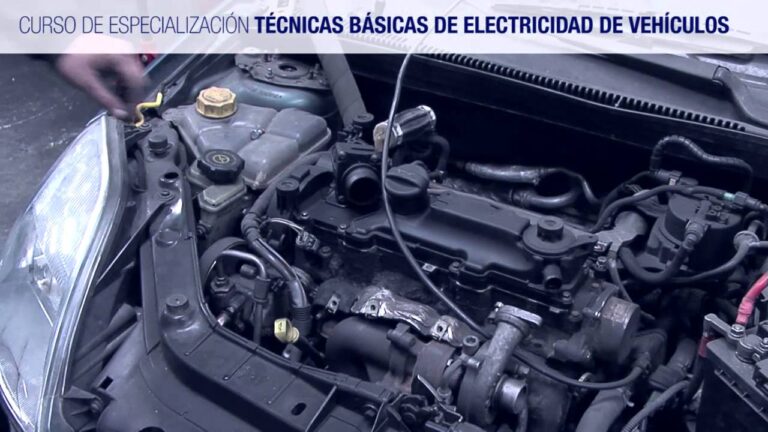 Curso de Técnicas Básicas de Mecánica y Electricidad para Vehículos