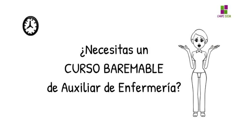 Cursos auxiliar de enfermería puntuables gratis: oportunidades de formación