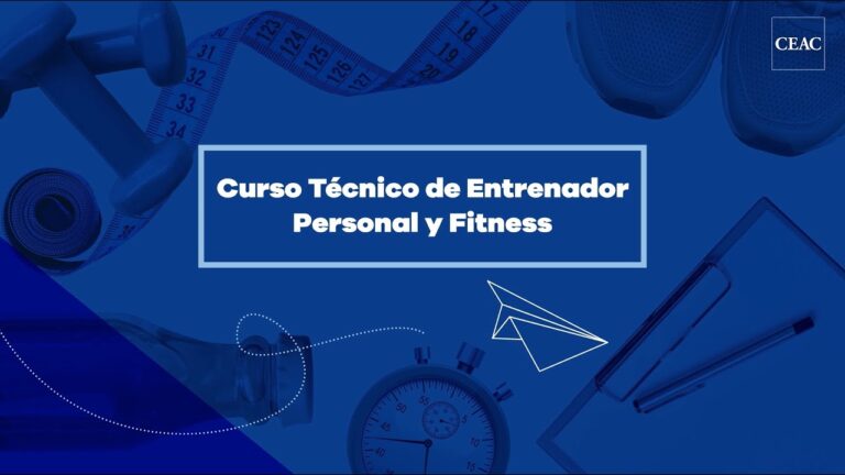 Curso de Entrenador Personal a Distancia: Tu Formación Profesional Online