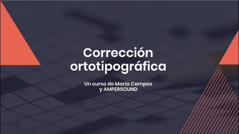 Curso de Correcci&oacute;n Ortotipogr&aacute;fica: Dominando la Escritura Correcta