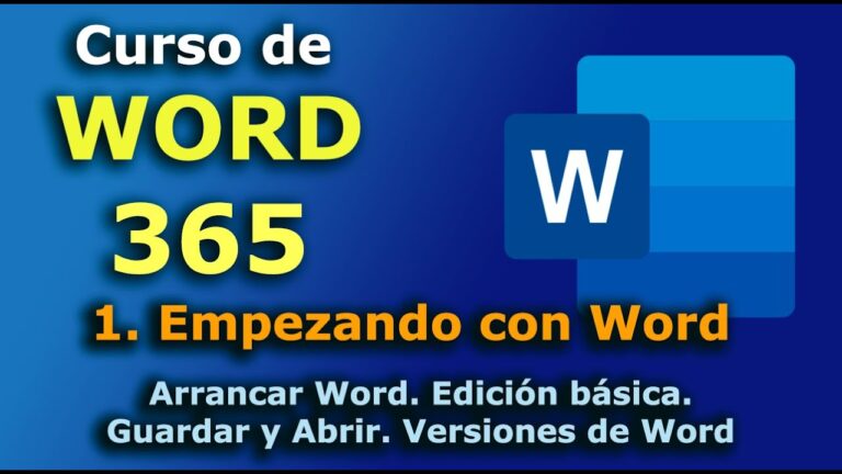 Curso de Word 365: Dominando la Herramienta de Oficina