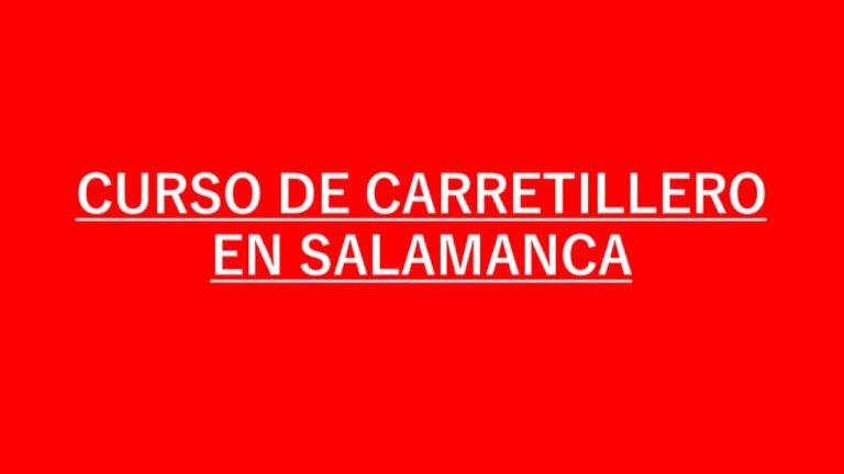 Curso de carretillero en Salamanca: Formación especializada y certificada
