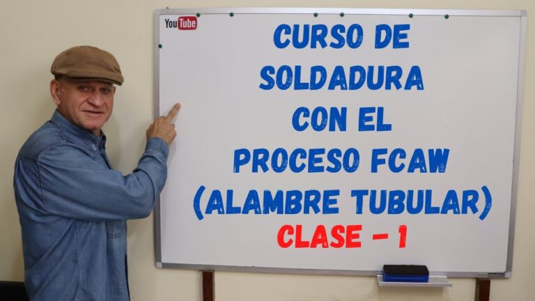 Gu&iacute;a completa del curso de soldadura de alambre tubular