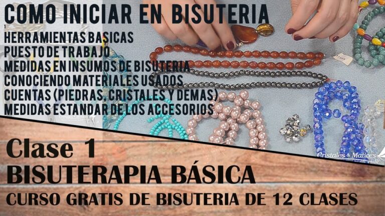 Curso de Bisuter&iacute;a: Aprende a Crear Accesorios &Uacute;nicos