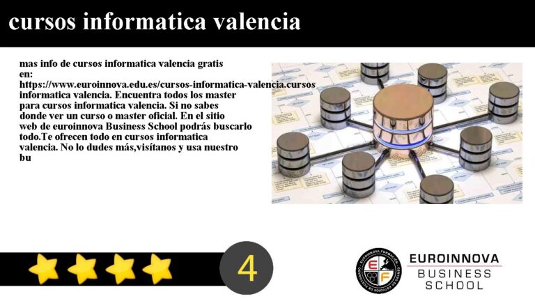 Los mejores cursos de informática en Valencia