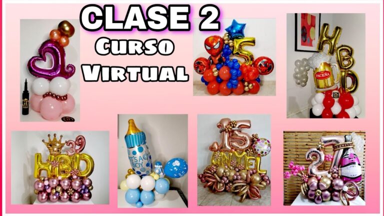 Curso de Globos: Aprende a Crear Decoraciones Impresionantes