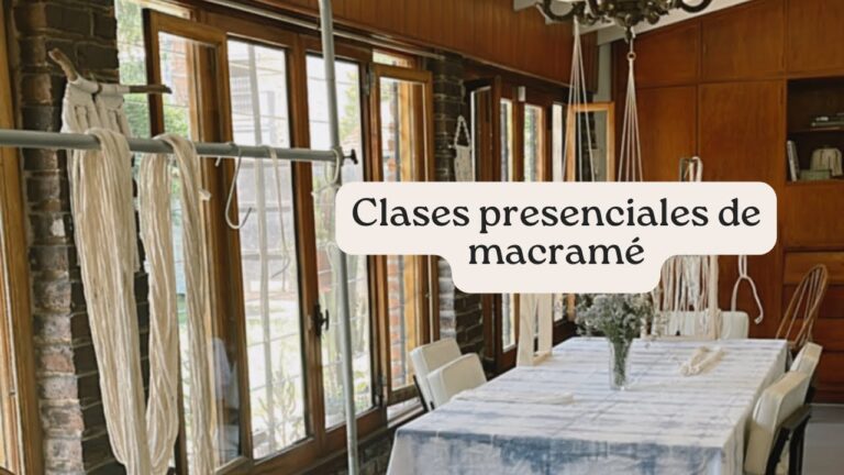Curso de Macram&eacute; Presencial: Aprende las T&eacute;cnicas B&aacute;sicas