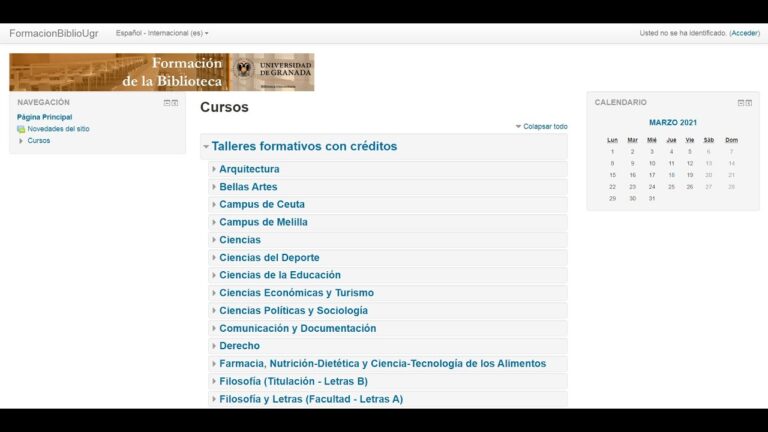 Curso de Biblioteca UGR: Optimizando tus habilidades de investigación