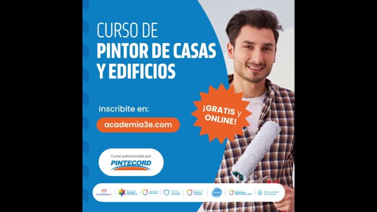 Cursos gratuitos de pintura para interiores y exteriores