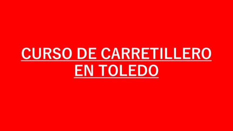 Curso de carretillero en Toledo: todo lo que necesitas saber