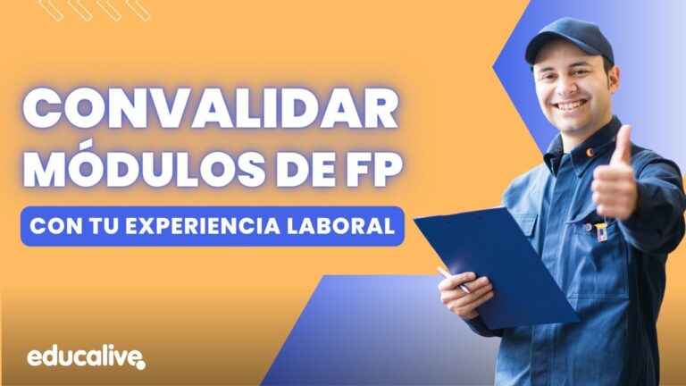 Convalidaciones de Certificados de Profesionalidad y Formación Profesional