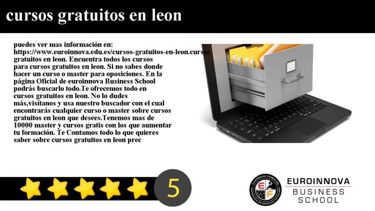 Explora Cursos Gratuitos en León: Opciones de Formación