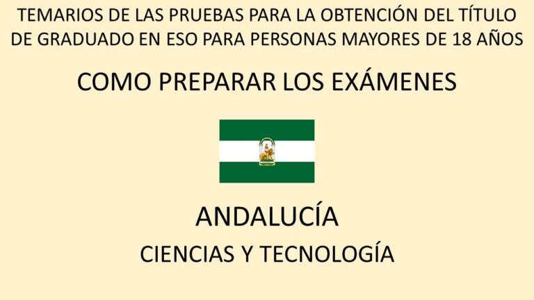 Temario ESO para adultos: Guía completa