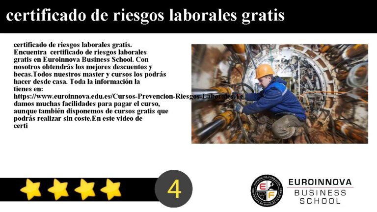 Obtén tu Certificado de Riesgos Laborales Gratis