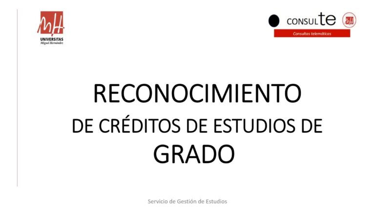 Gu&iacute;a completa sobre los cr&eacute;ditos de los cursos UGR