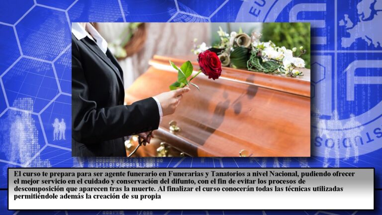 Curso Agente Funerario Gratis: Aprende las habilidades necesarias sin costo