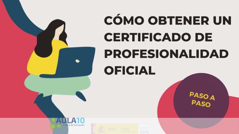 Guía para obtener el certificado de profesionalidad