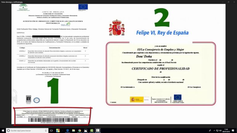 C&oacute;mo solicitar certificado de profesionalidad en Andaluc&iacute;a