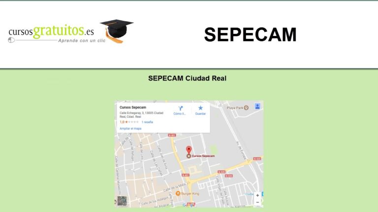 Cursos gratuitos SEPECAM Albacete