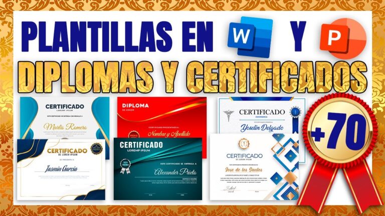 Plantillas de Diplomas Gratis: Diseños Creativos para Reconocimientos