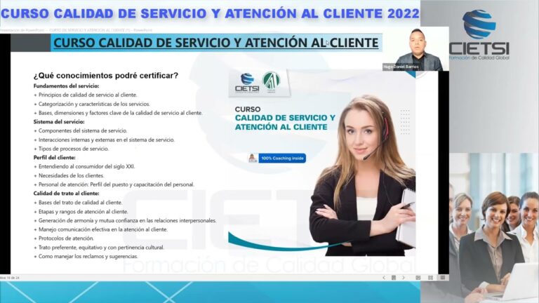 Curso de Atenci&oacute;n al P&uacute;blico: Estrategias Efectivas