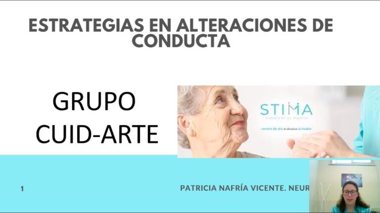 Trastornos de conducta en personas mayores: gu&iacute;a completa