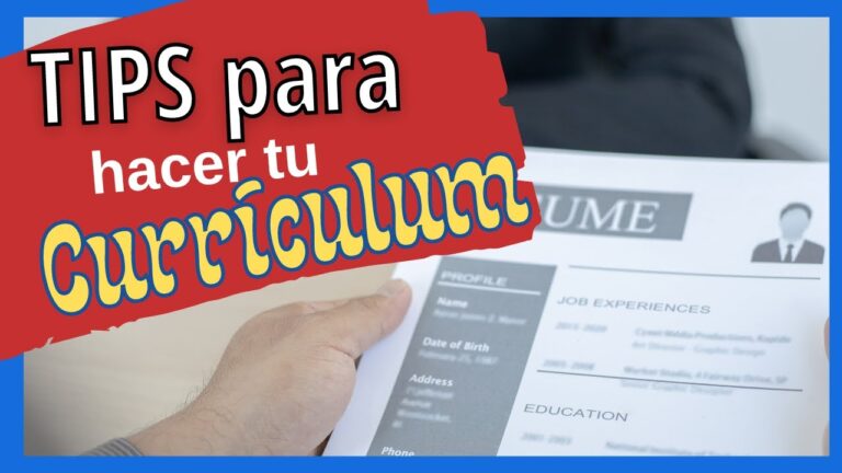 Ejemplo de currículum para hostelería.