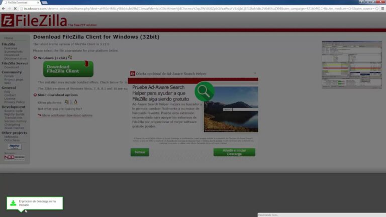 Guía para instalar FileZilla: Paso a paso