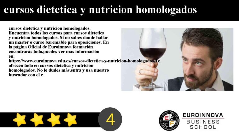 Guía de Cursos de Nutrición Homologados