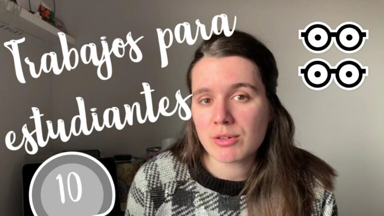 Trabajos flexibles para estudiantes universitarios.