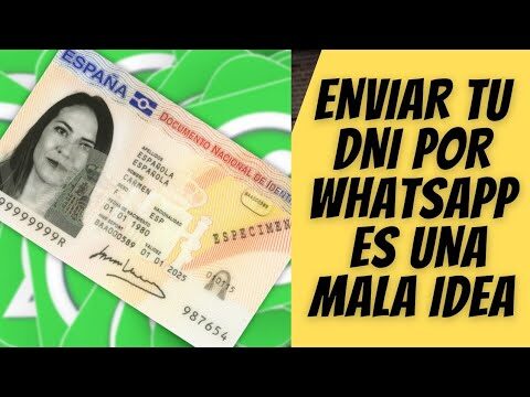 Enviar DNI por WhatsApp: ¿Es seguro y legal?