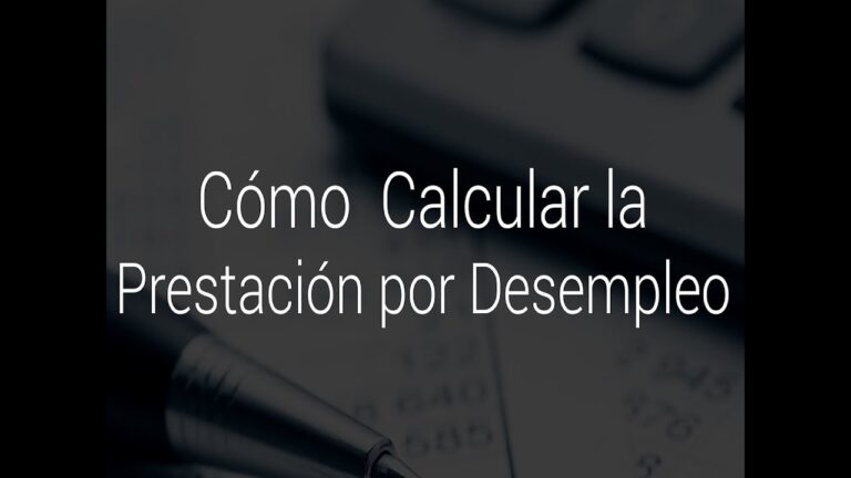 ¿Cómo calcular el paro según la base de cotización?