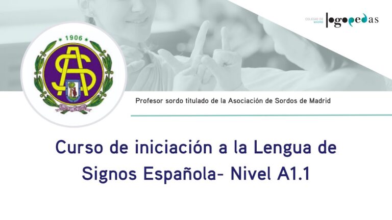 Mejores cursos de lengua de signos en Madrid