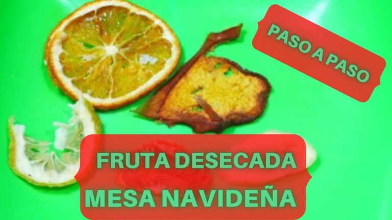 Gu&iacute;a r&aacute;pida para deshidratar fruta en el horno