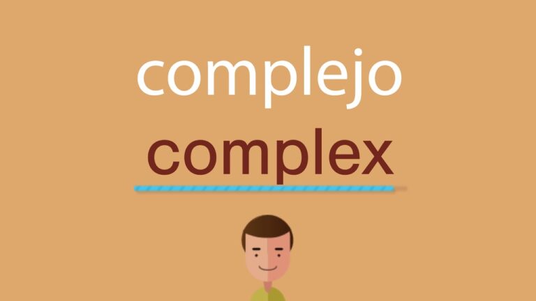 Dominando los Complejos en Ingl&eacute;s