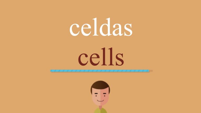 Celdas en Ingl&eacute;s: Gu&iacute;a Esencial para Aprender y Usar
