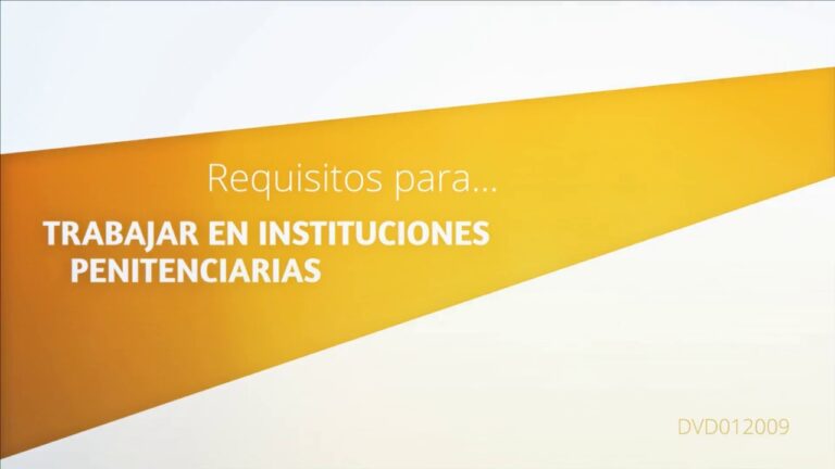 Requisitos para ser Funcionario de Prisiones