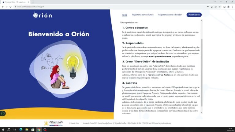 Orion: Innovación en la Formación de Alumnos