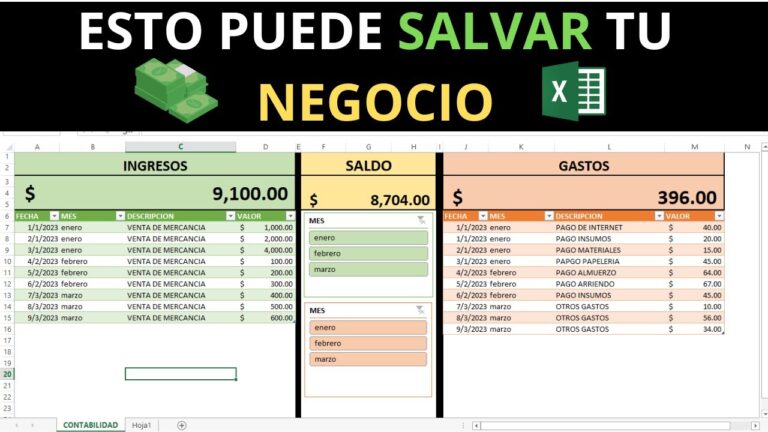 Plantilla de Ingresos y Gastos en Word: Organizaci&oacute;n Financiera Efectiva