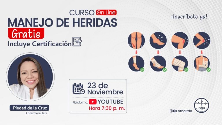Curso Gratuito de Enfermería en Manejo de Heridas