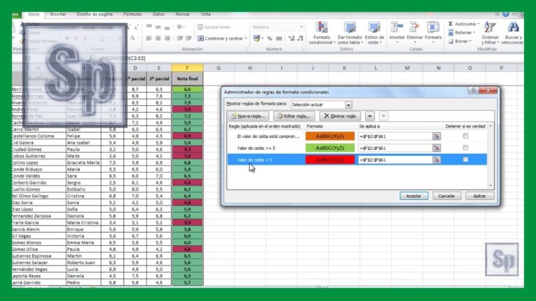 Cambiar el Color de Celdas en Excel Según el Valor