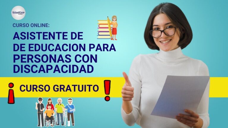 Cursos Gratuitos para Personas con Discapacidad