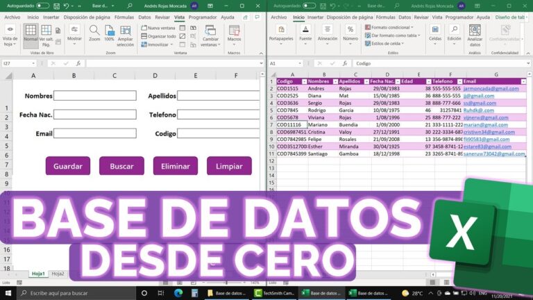Plantillas Excel Gratis para Gesti&oacute;n de Bases de Datos