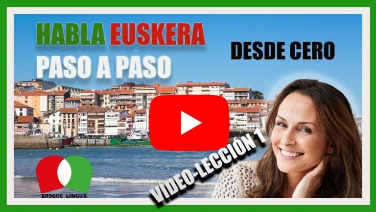 Introducción al Euskera: Lección 1