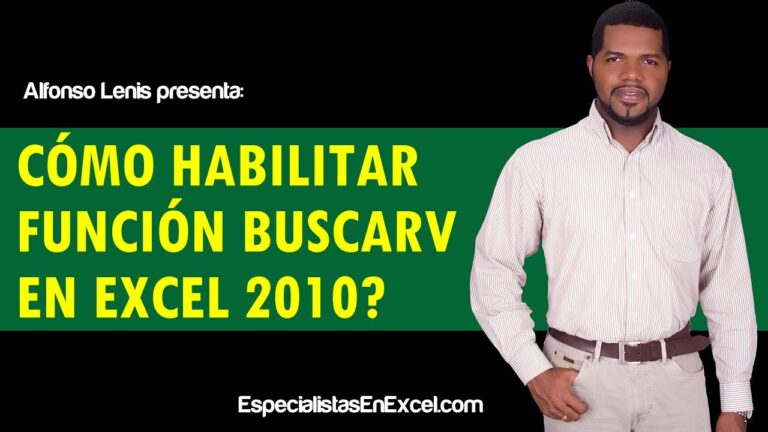 Soluciones para el Problema de No Aparece BUSCARV en Excel